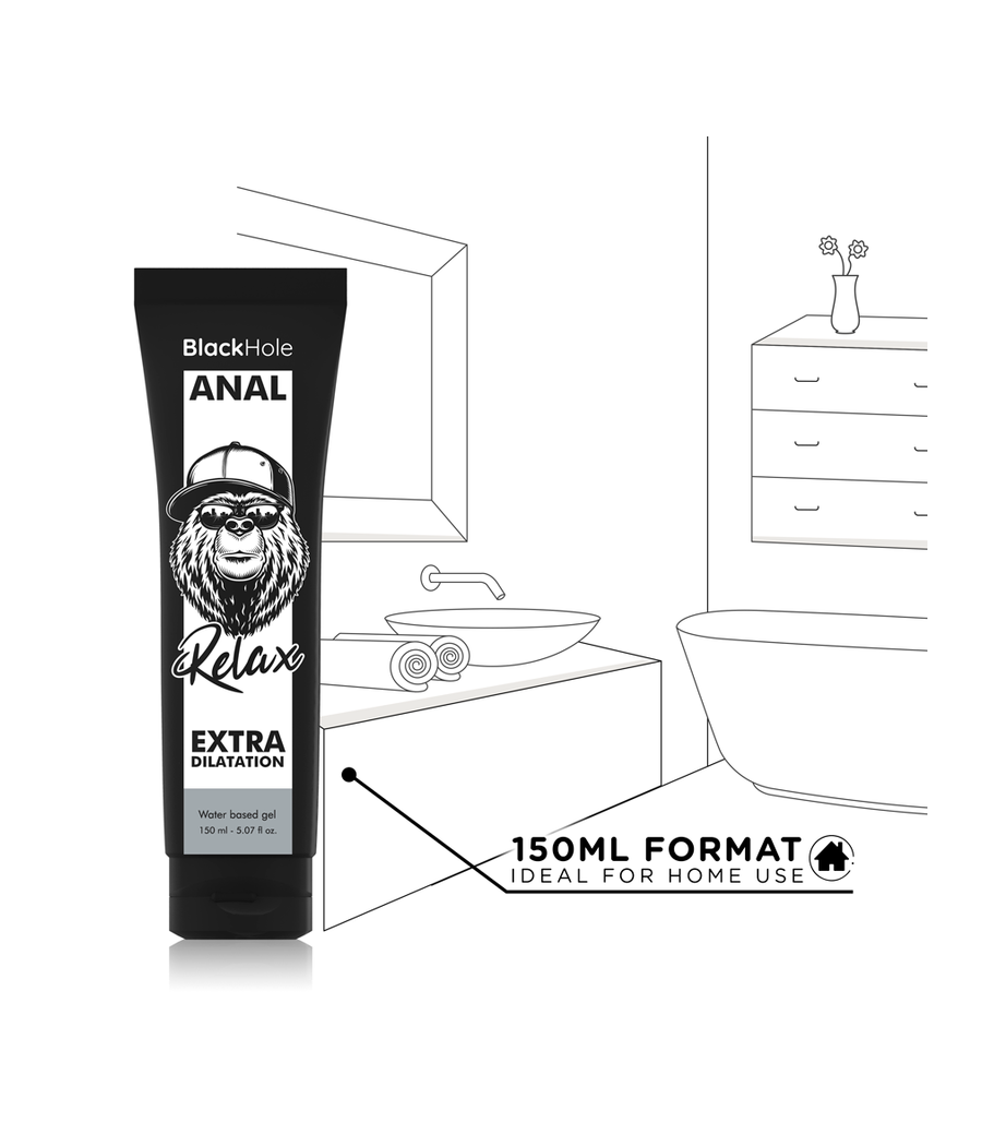 BLACK HOLE - GEL A BASE ACQUA DILATAZIONE ANALE 150 ML
