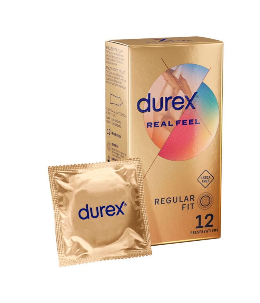 PROFILATTICI NO LATEX DUREX "REAL FEEL" - 12 PEZZI